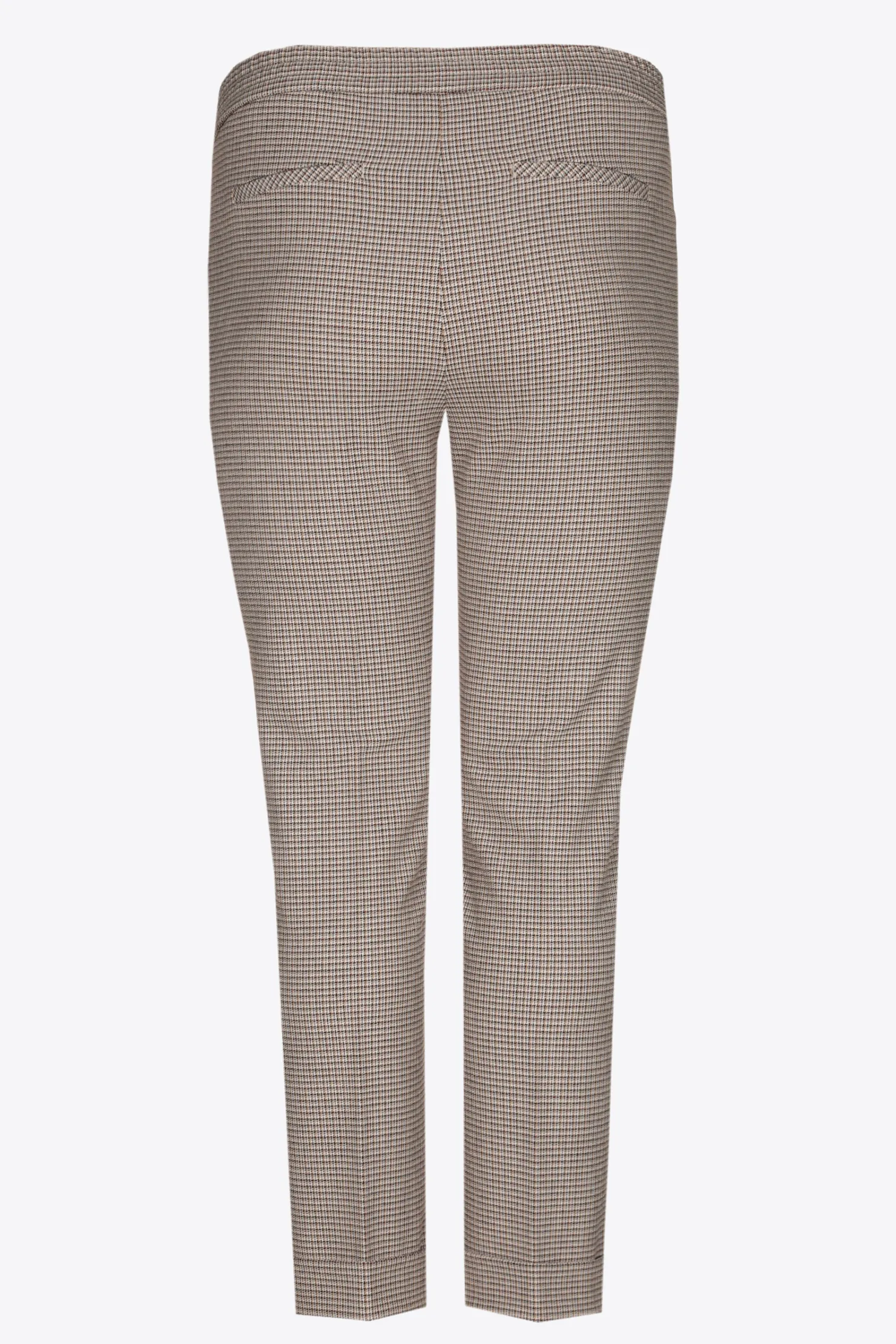 DAMES Xandres Broek met fijne ruitenprint