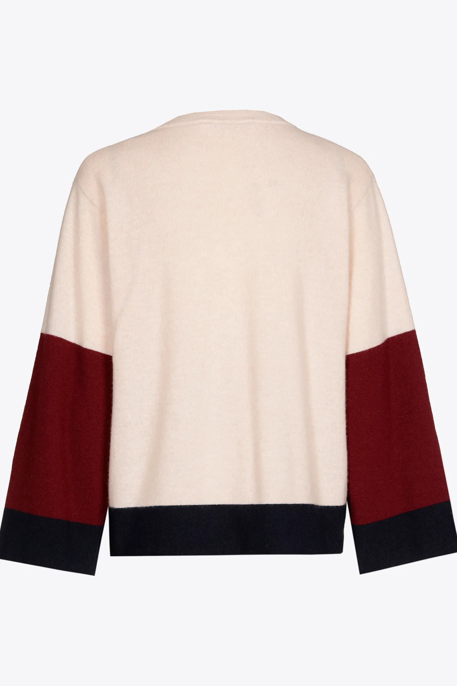 DAMES Xandres Colorblock pull met V-hals