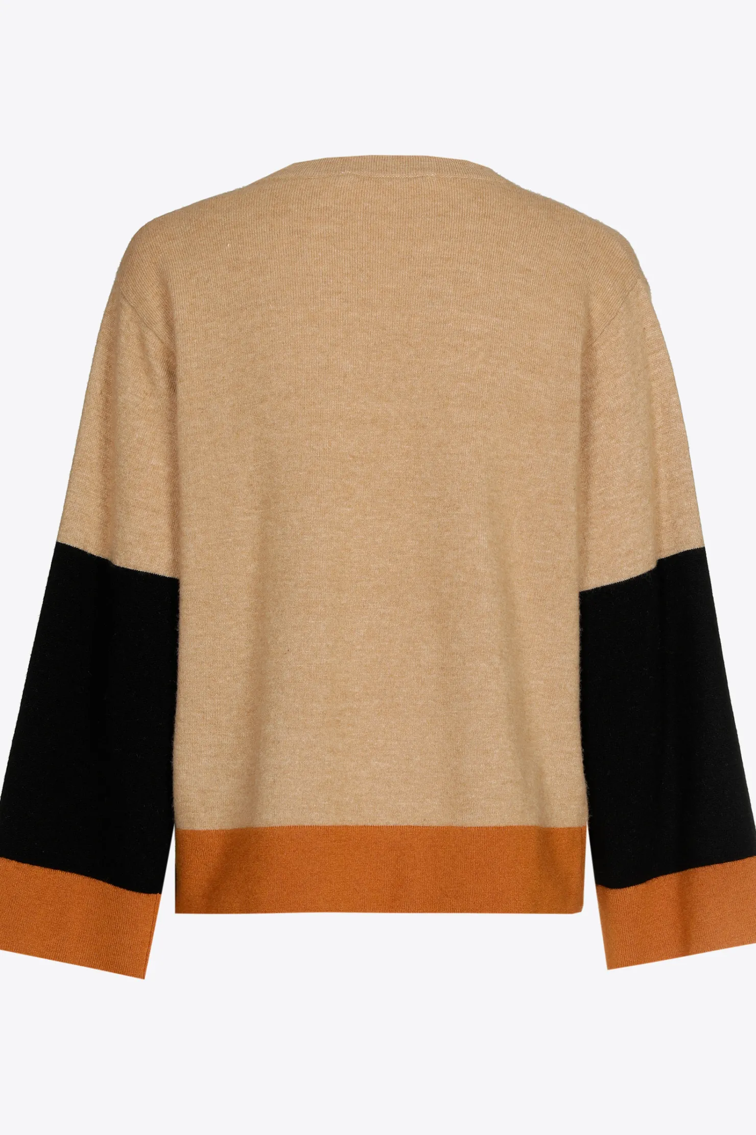 DAMES Xandres Colorblock pull met V-hals