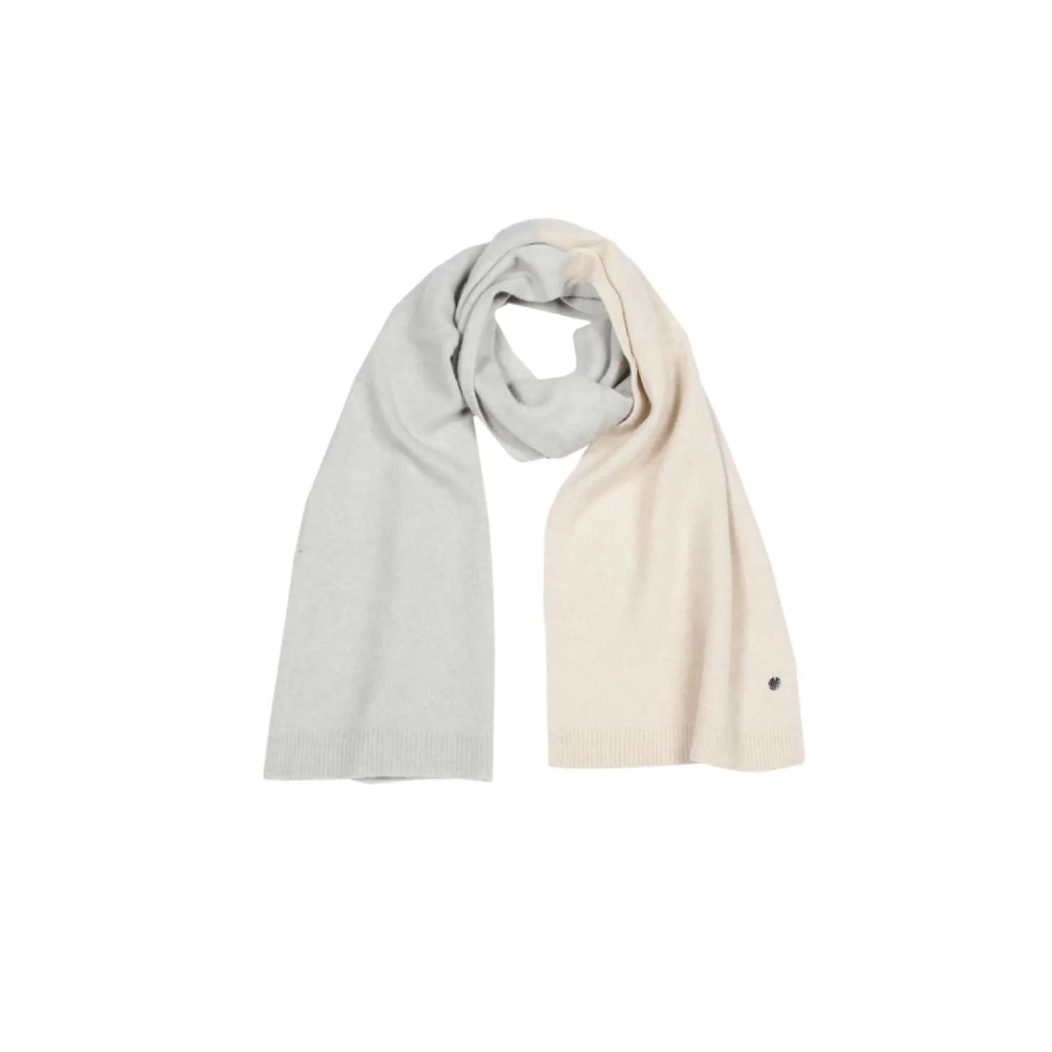 DAMES Xandres Colorblock sjaal met fijne wol