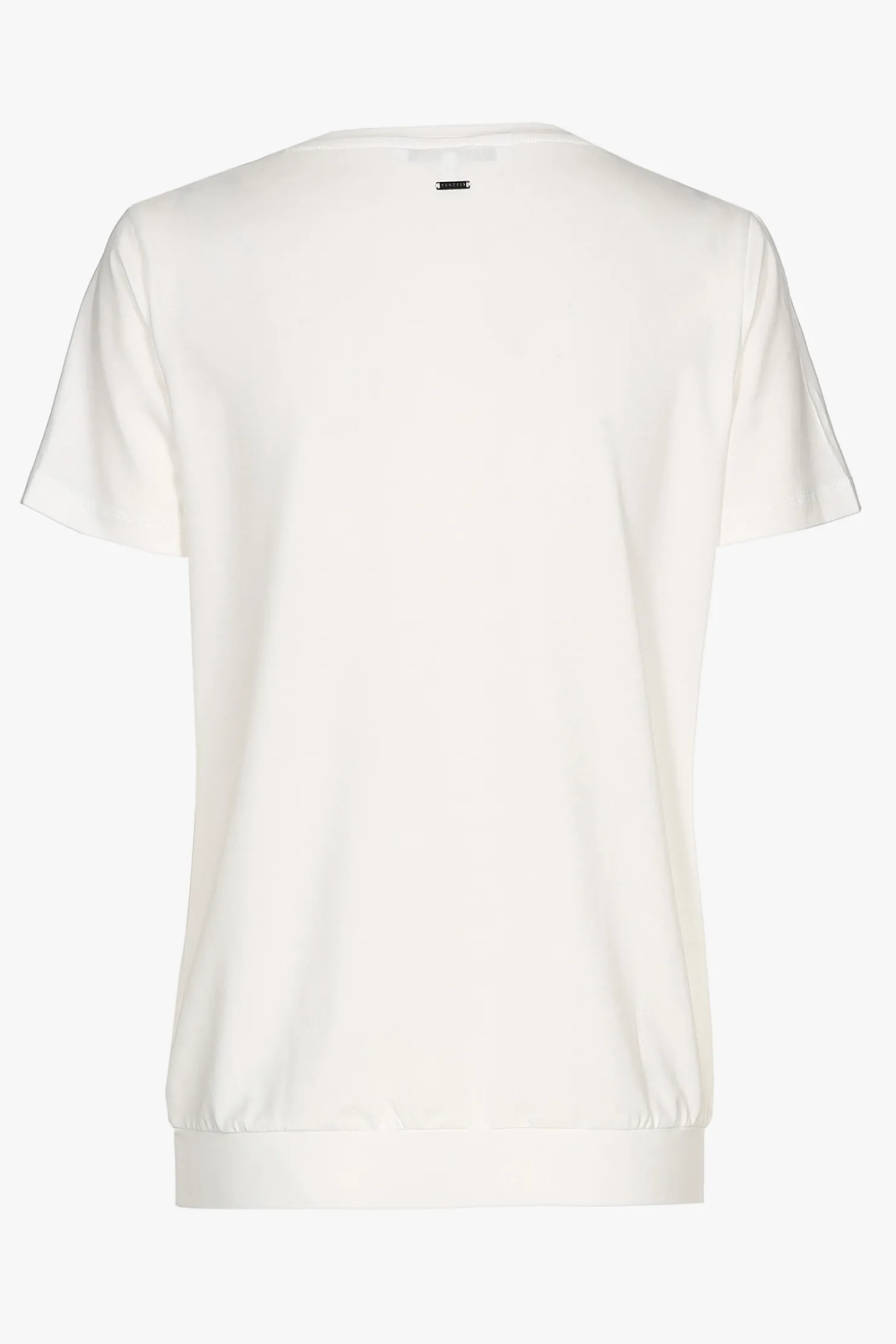 DAMES Xandres Ecru T-shirt met V-hals