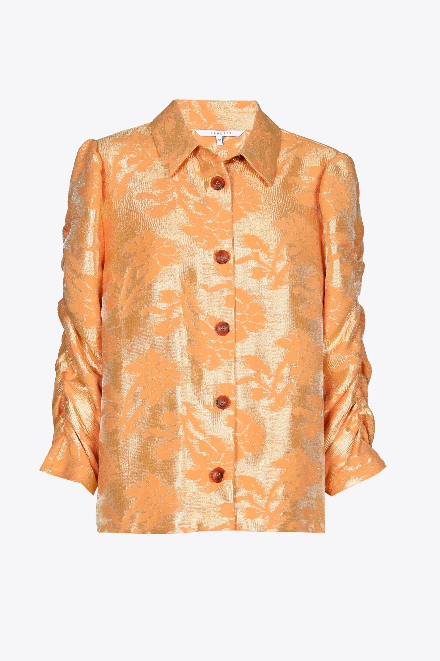 DAMES Xandres Jacquard blouse met bloemenprint