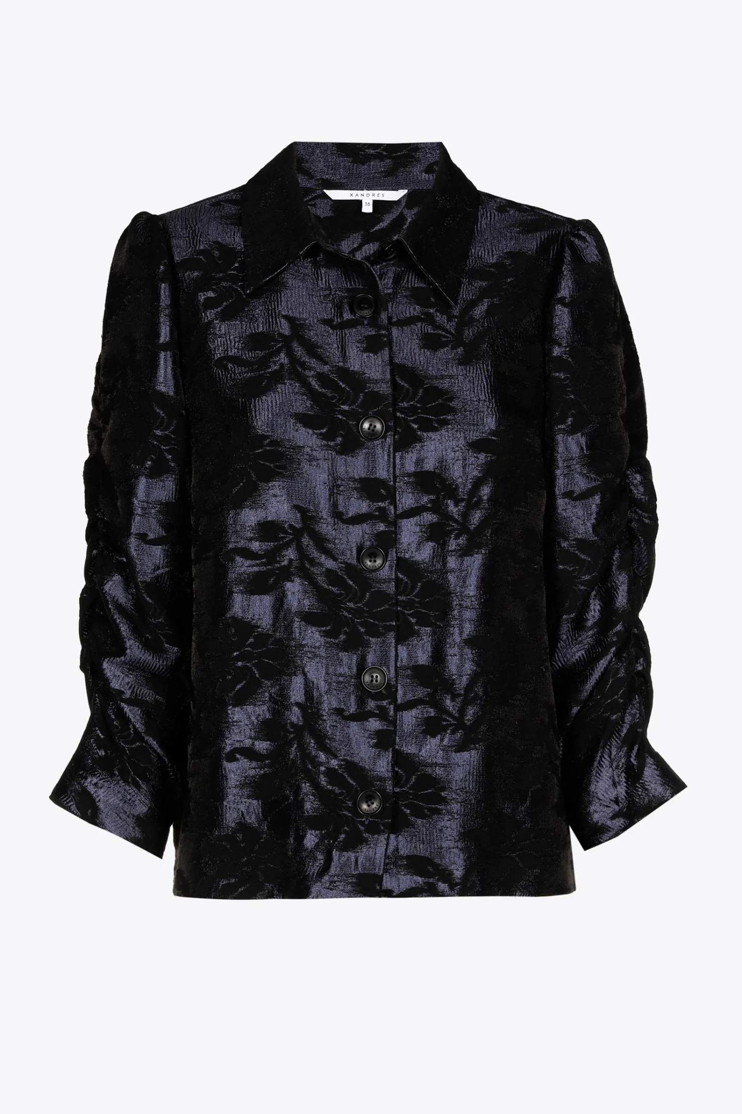 DAMES Xandres Jacquard blouse met bloemenprint