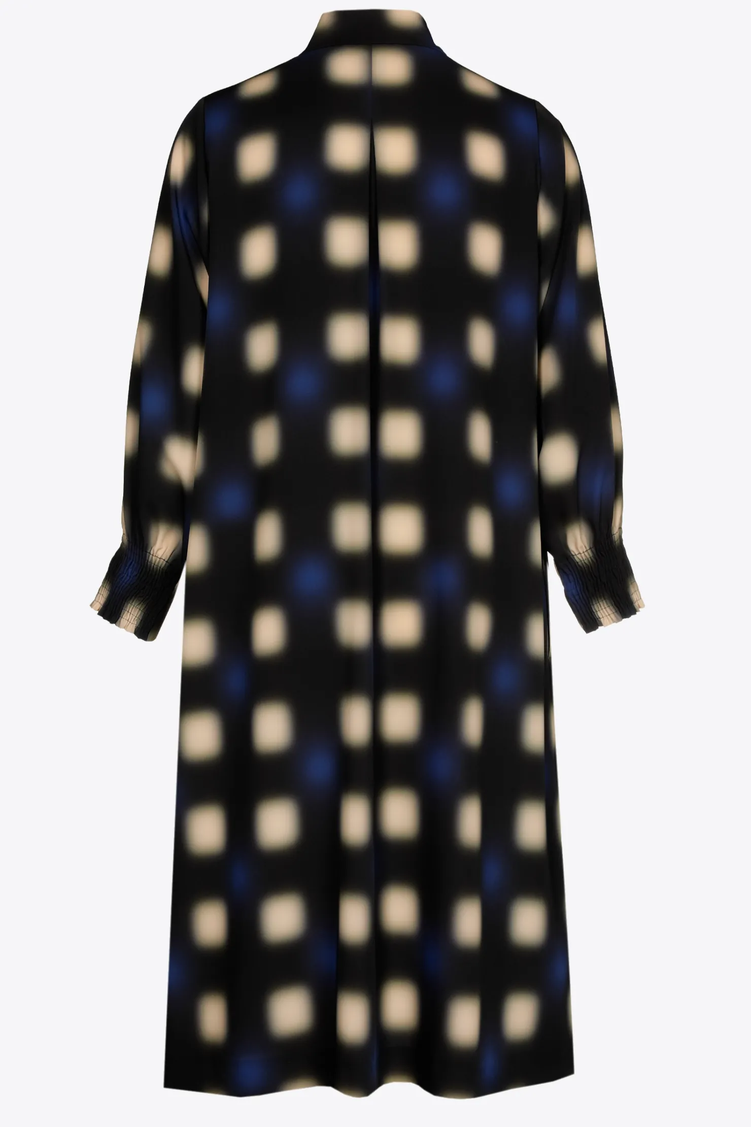 DAMES Xandres Lange jurk met blurred print