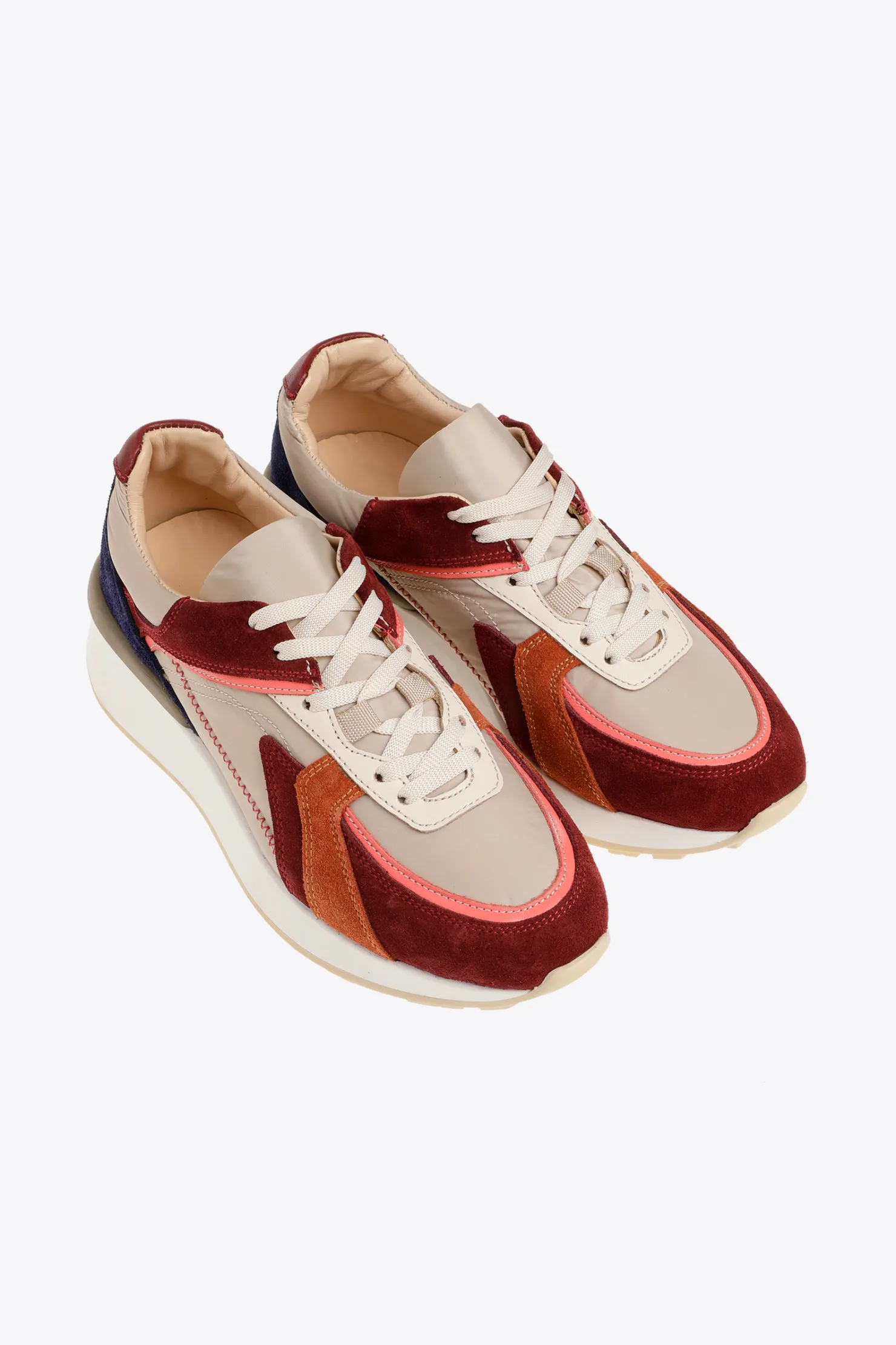 DAMES Xandres Meerkleurige sneaker