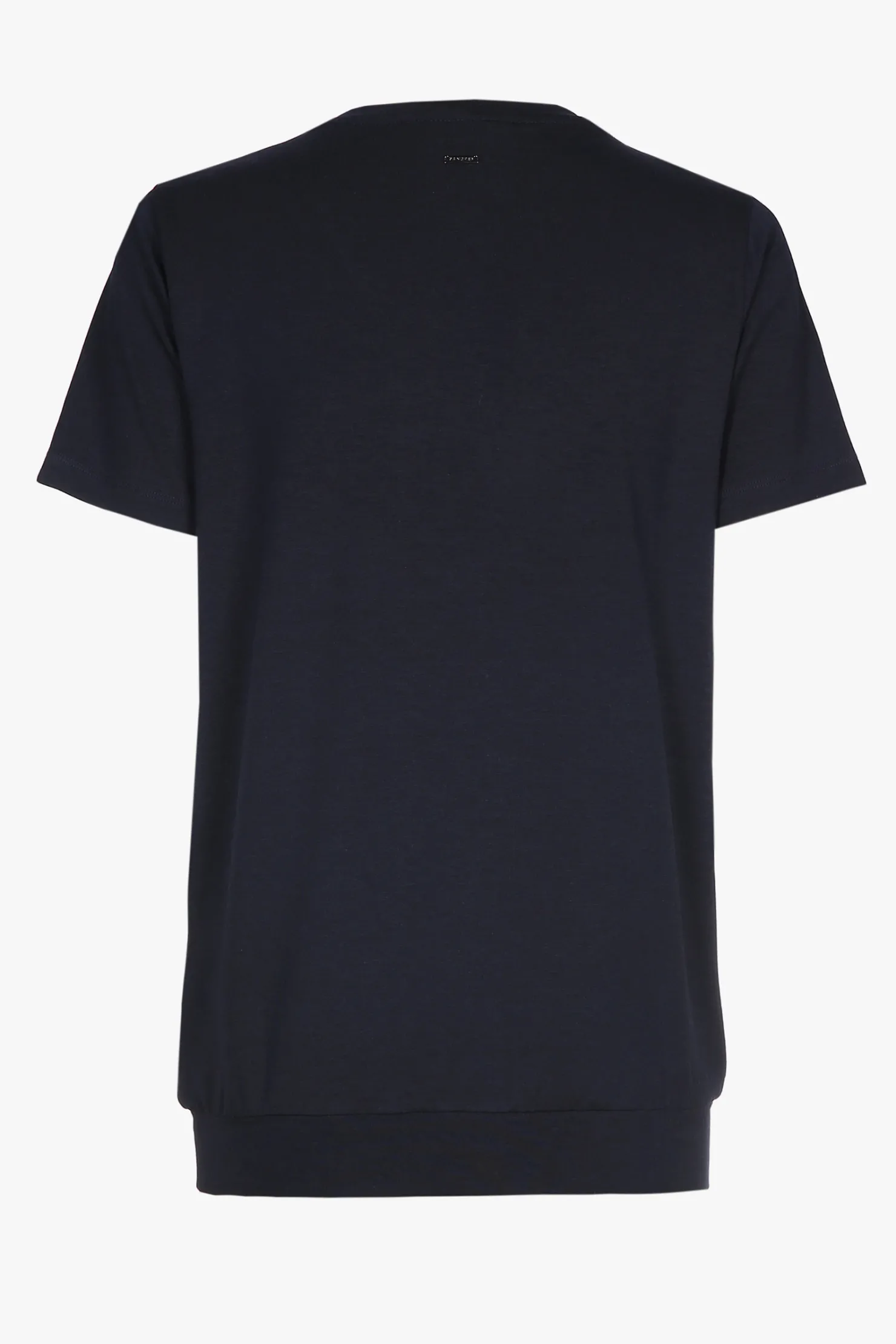 DAMES Xandres blauw T-shirt met V-hals