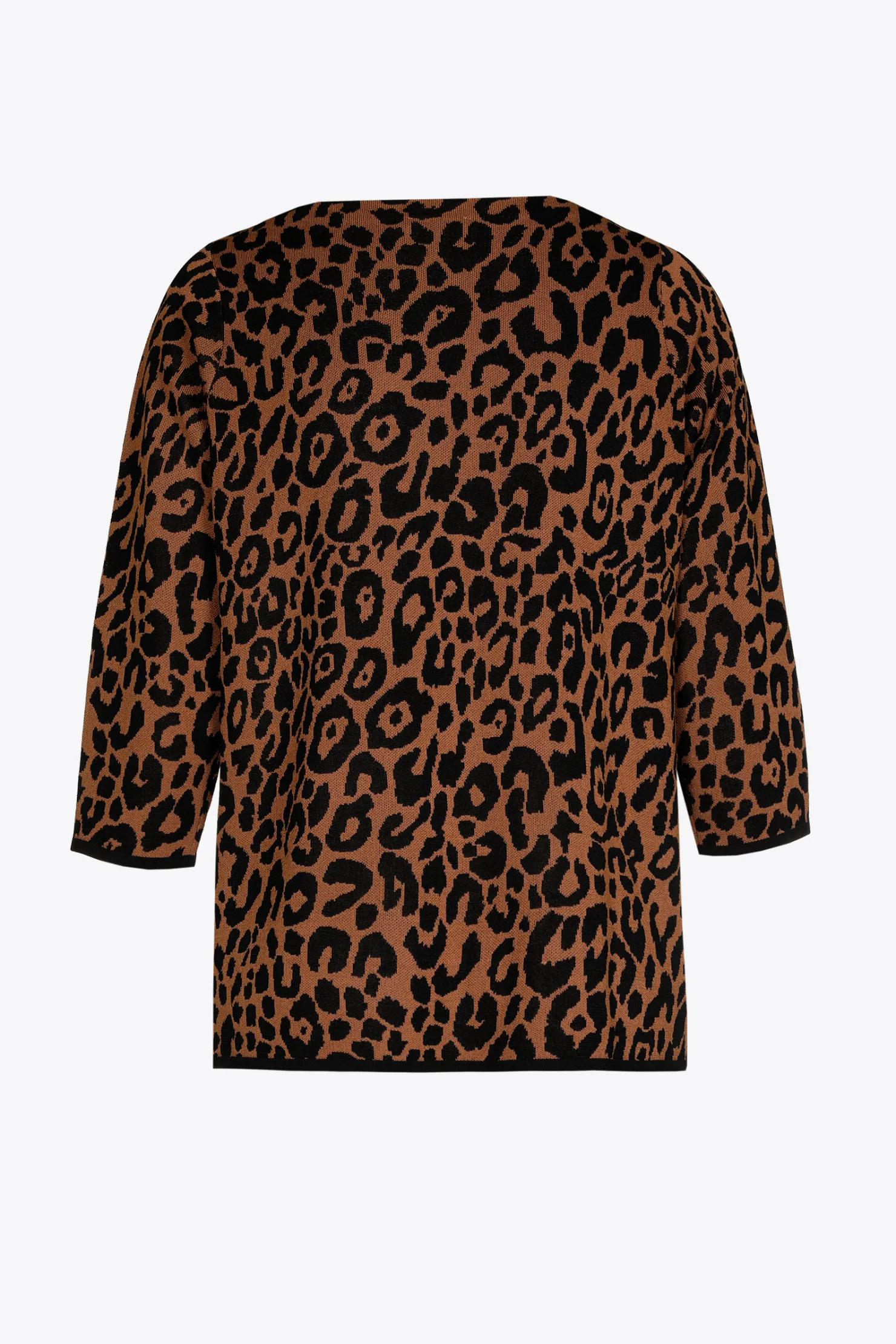 DAMES Xandres Pull met luipaardprint