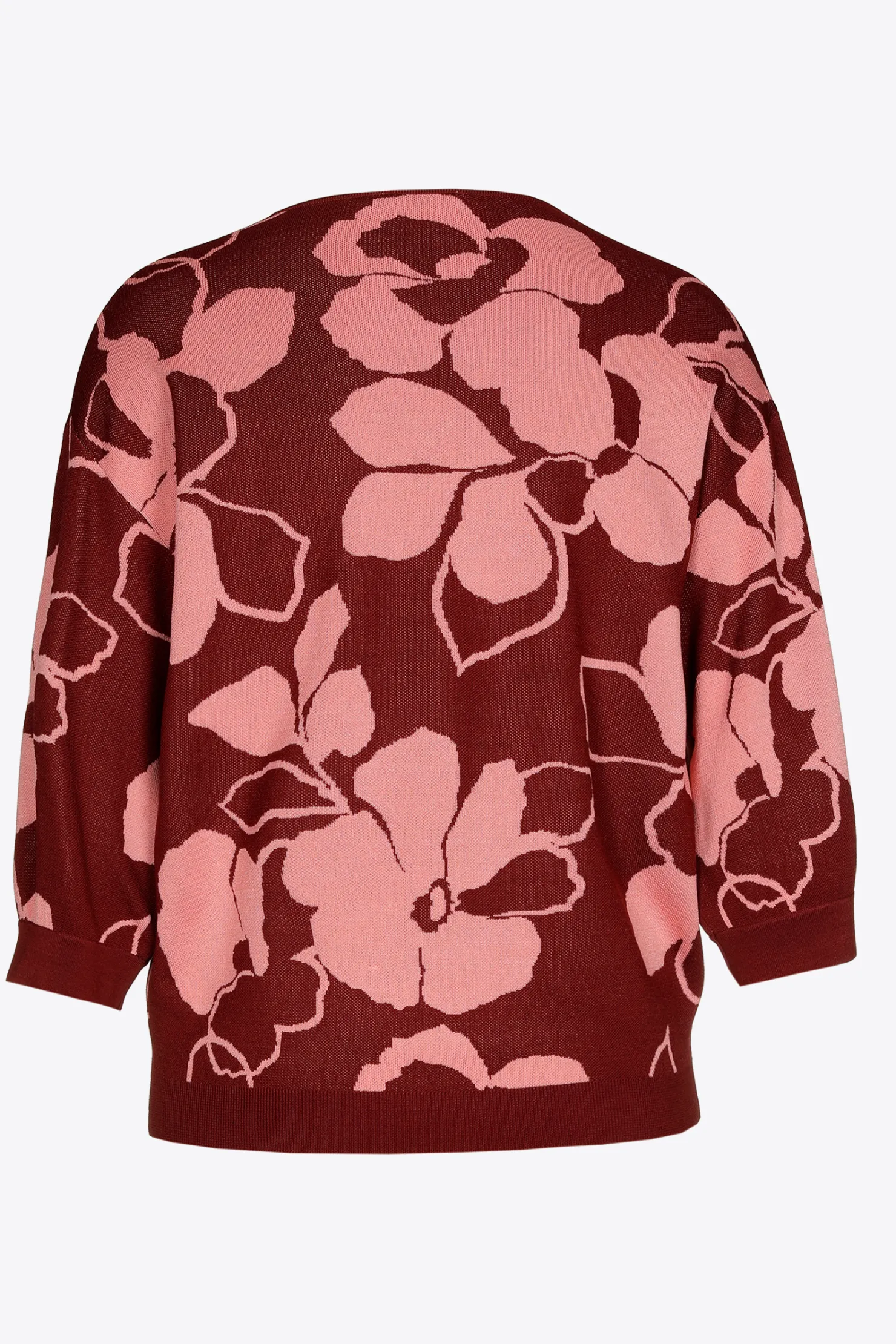 DAMES Xandres Volumineuze pull met bloemenprint